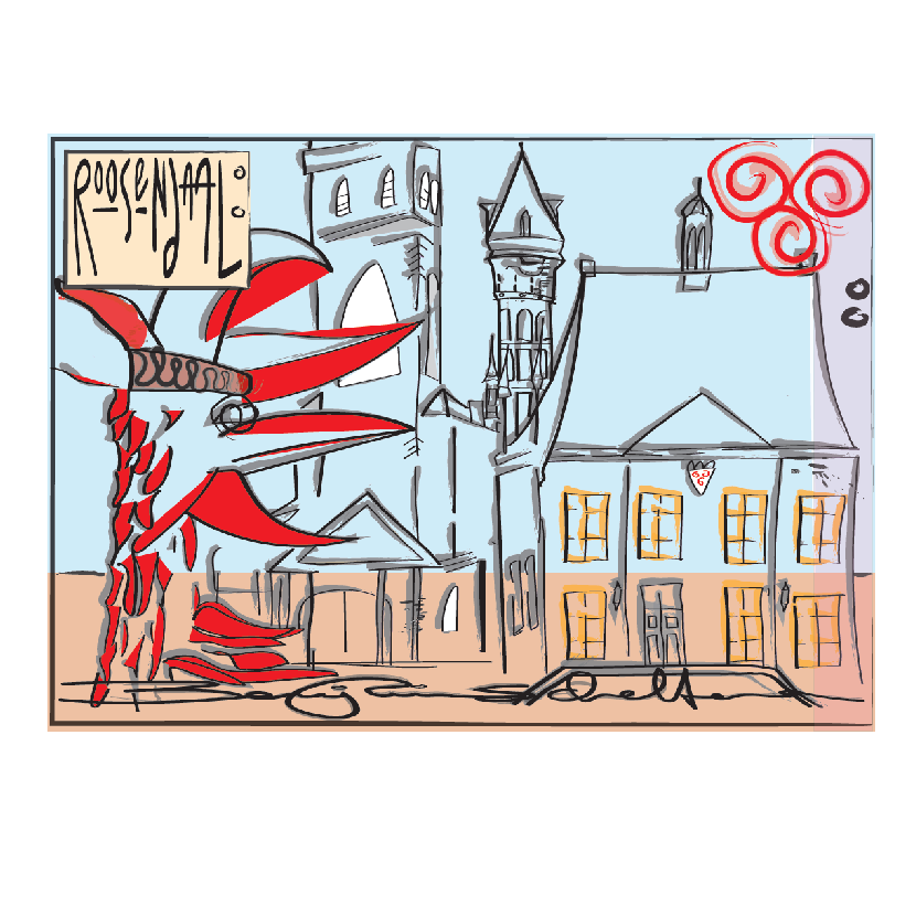 Ansichtkaart Roosendaal Tullepetaon