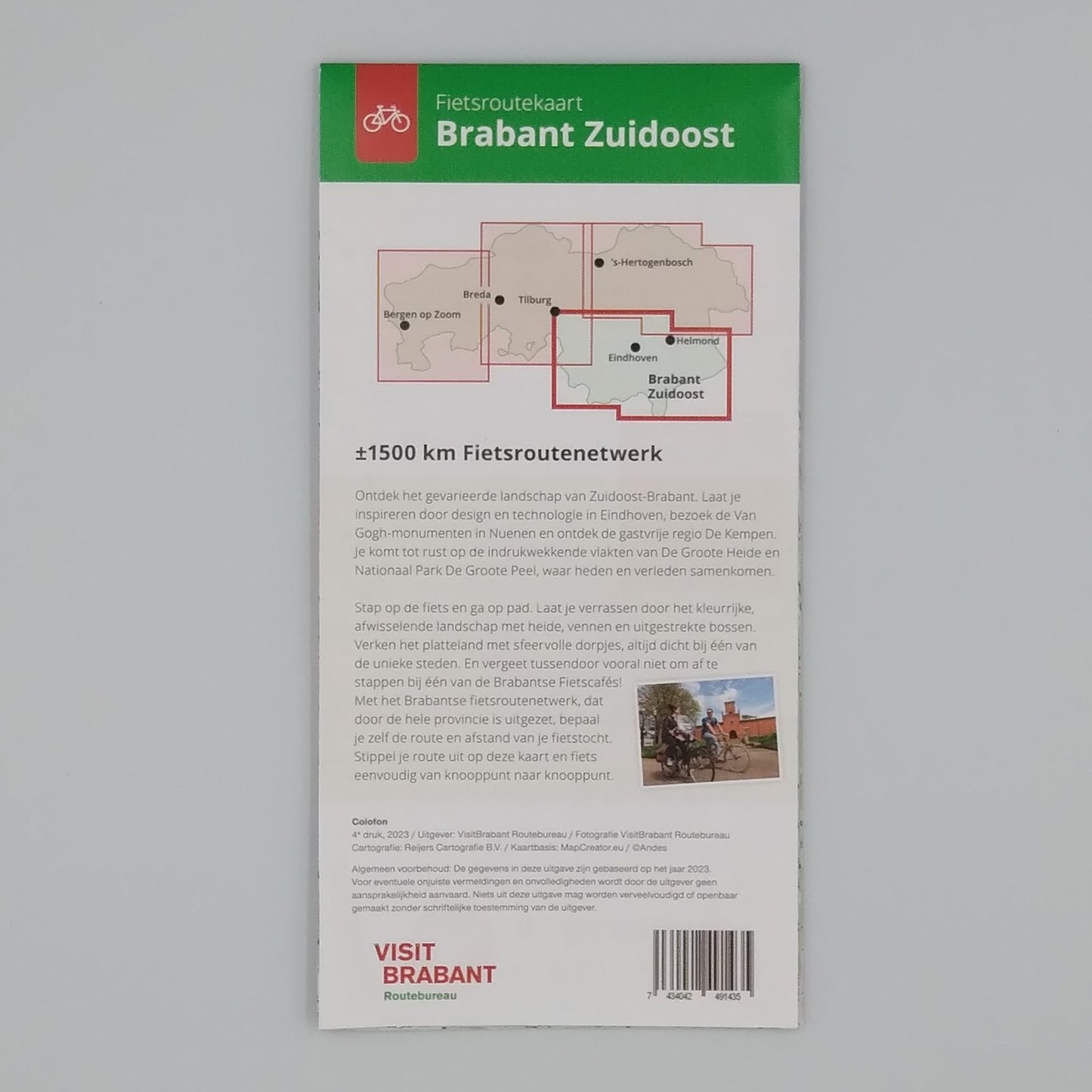 Fietsroutekaart Brabant Zuidoost