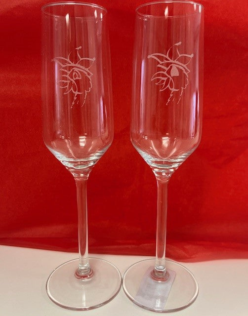 Champagneglas Tullepetaon