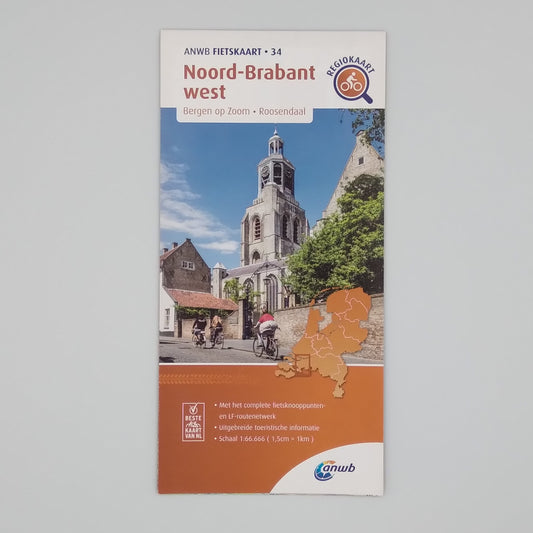 Fietskaart Noord-Brabant west
