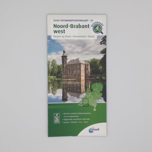 Fietsknooppuntenkaart Noord-Brabant west