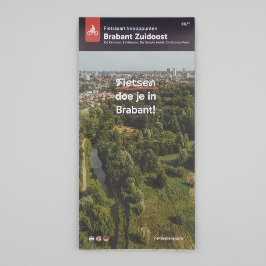 Fietskaart knooppunten Brabant Zuidoost