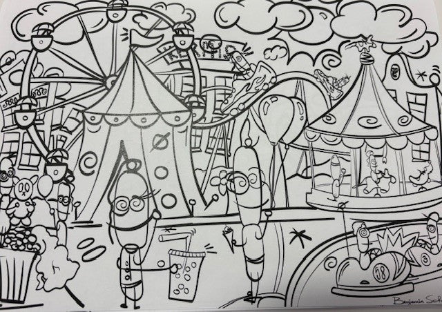 Kleurboek Roosendaal met 12 potloden