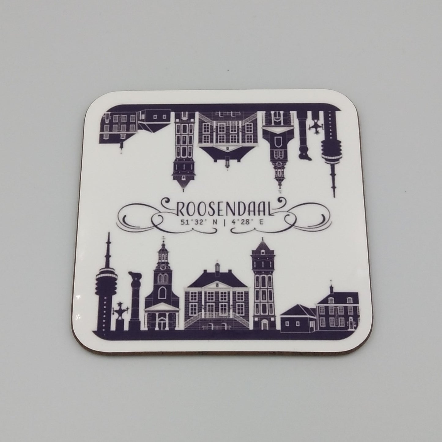 Onderzetter Roosendaal Skyline