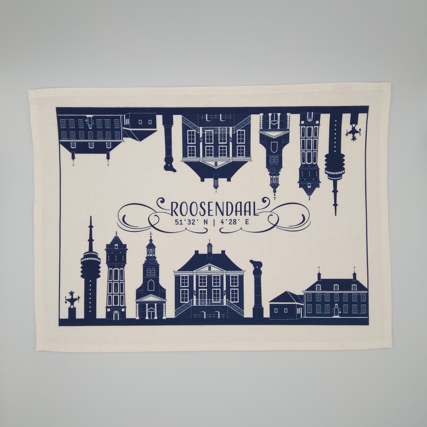 Placemat Roosendaal skyline