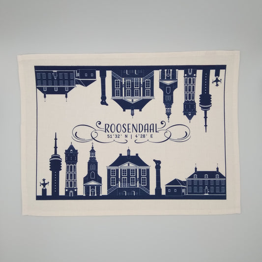 Placemat Roosendaal skyline