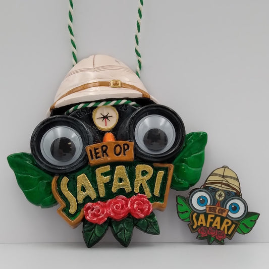 Veldteken en speldje Ier op Safari