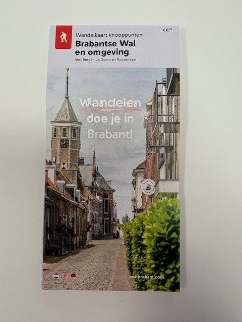 Wandelkaart Brabantse Wal met Roosendaal en Bergen op Zoom
