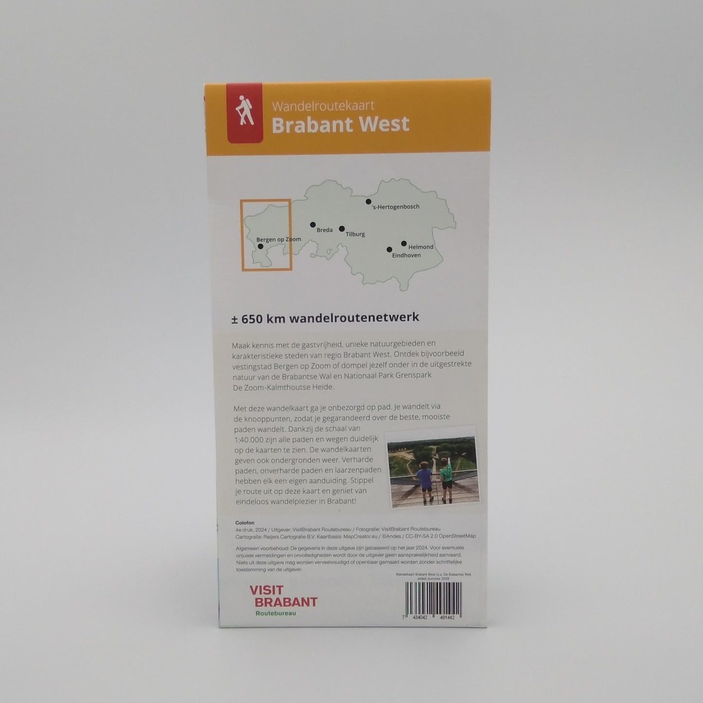 Wandelroutekaart Brabant West - Roosendaal